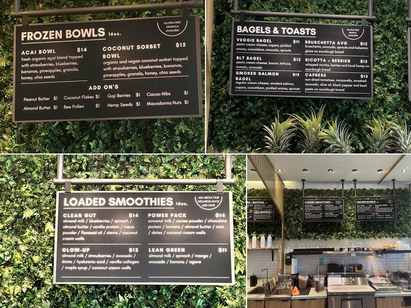 Farm To Barn Cafe & Juicery Menu