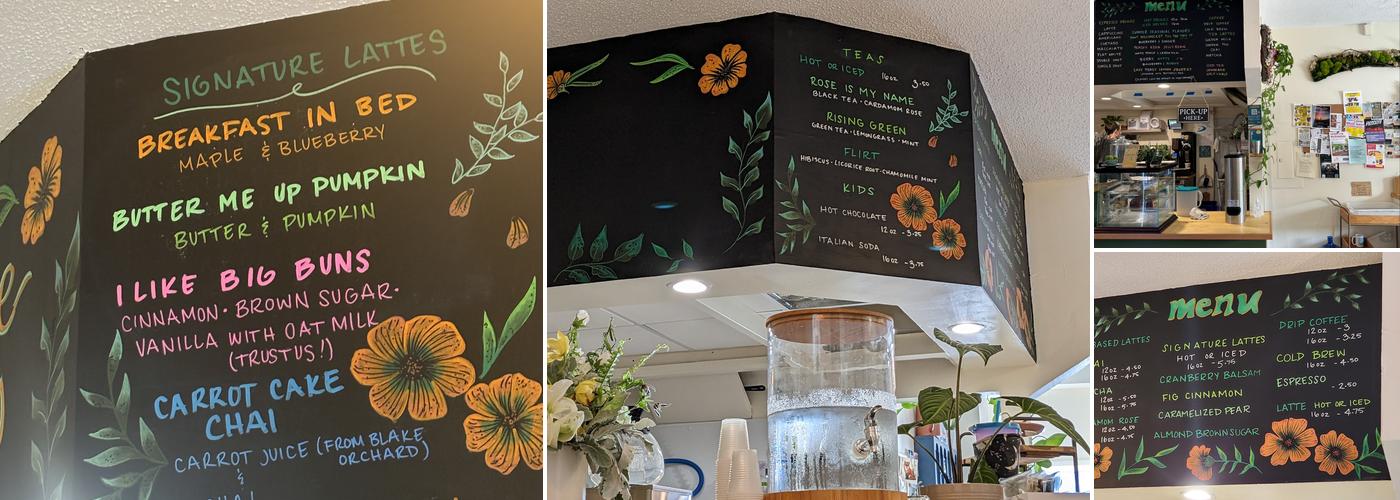 Reverie Coffee House Menu