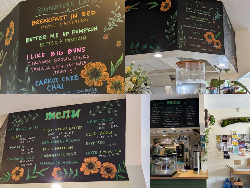 Reverie Coffee House Menu