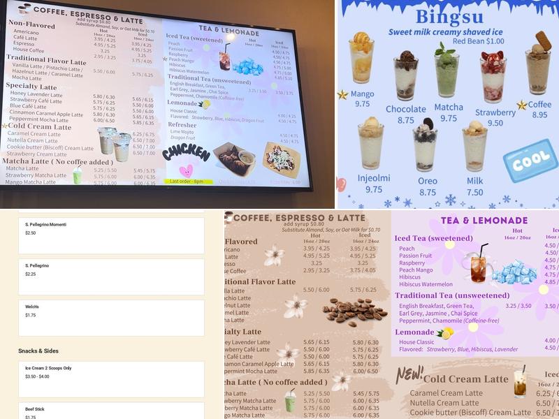 Café Láon | Bingsu + Croffle + Coffee Menu