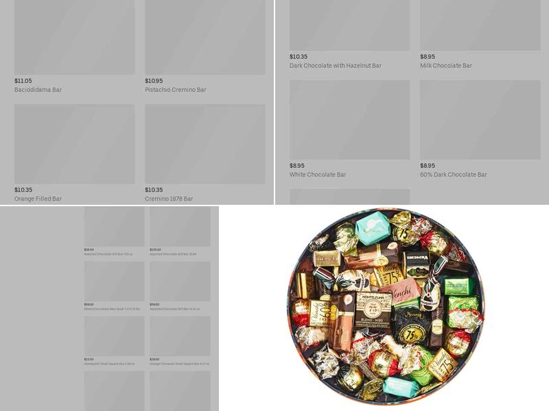 Venchi Chocolate & Gelato GSP Menu
