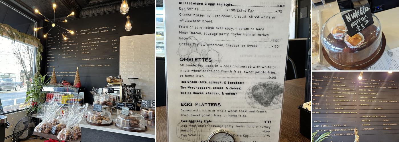C Squared Cafe Menu