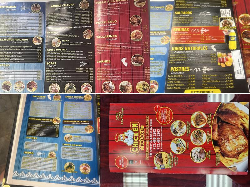 Chicken Palace Restaurant Menu