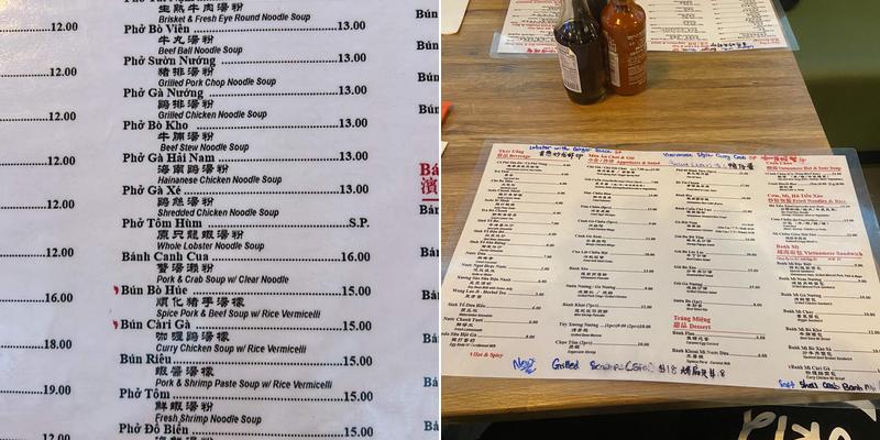 Pho 60 南北越 Staten Island Menu