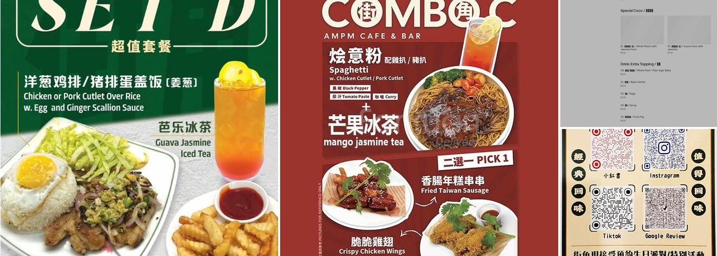 AmPm Cafe & Bar Menu