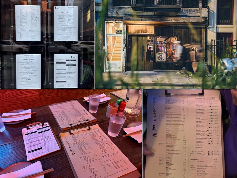 Toriya Menu