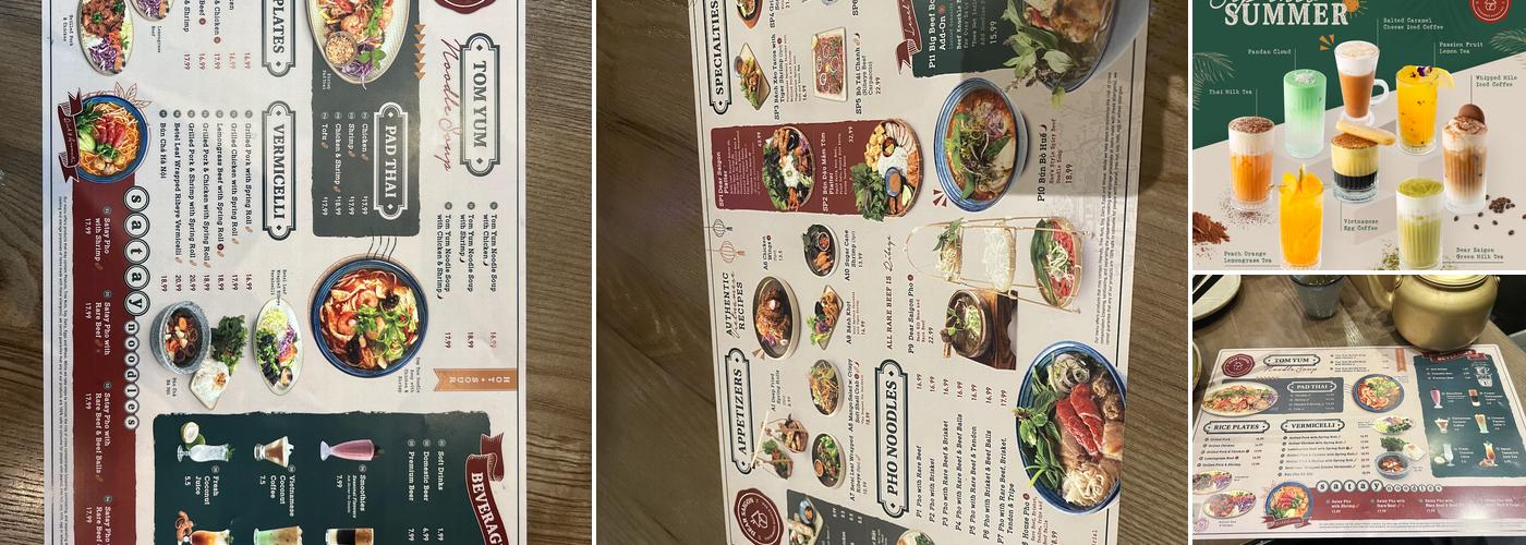 Dear Saigon Menu