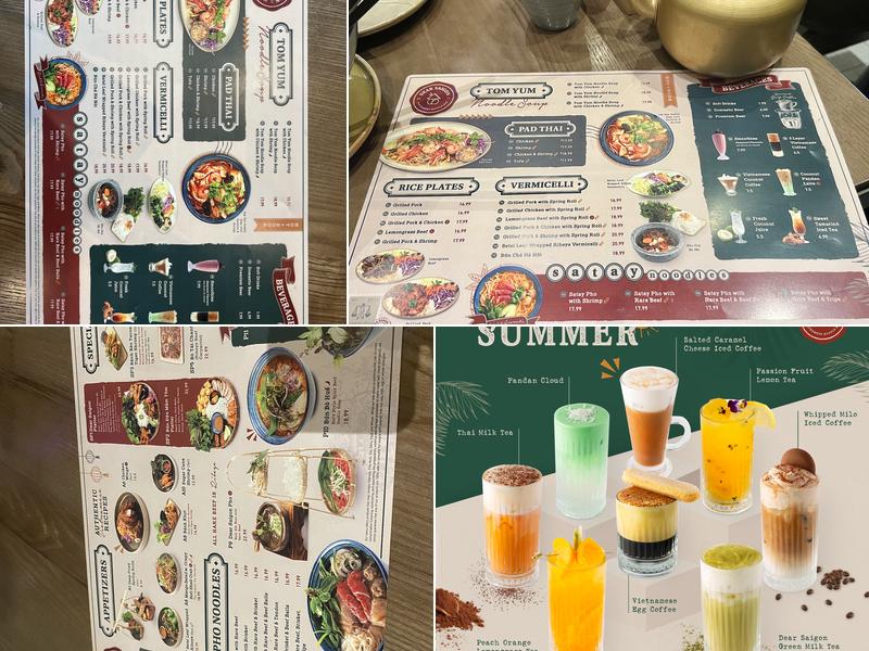 Dear Saigon Menu