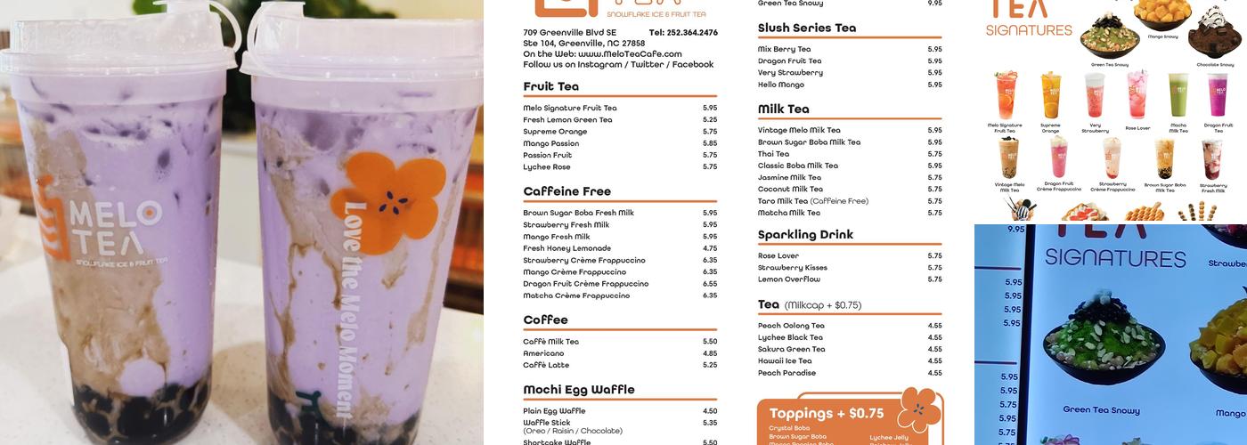 Melotea Menu