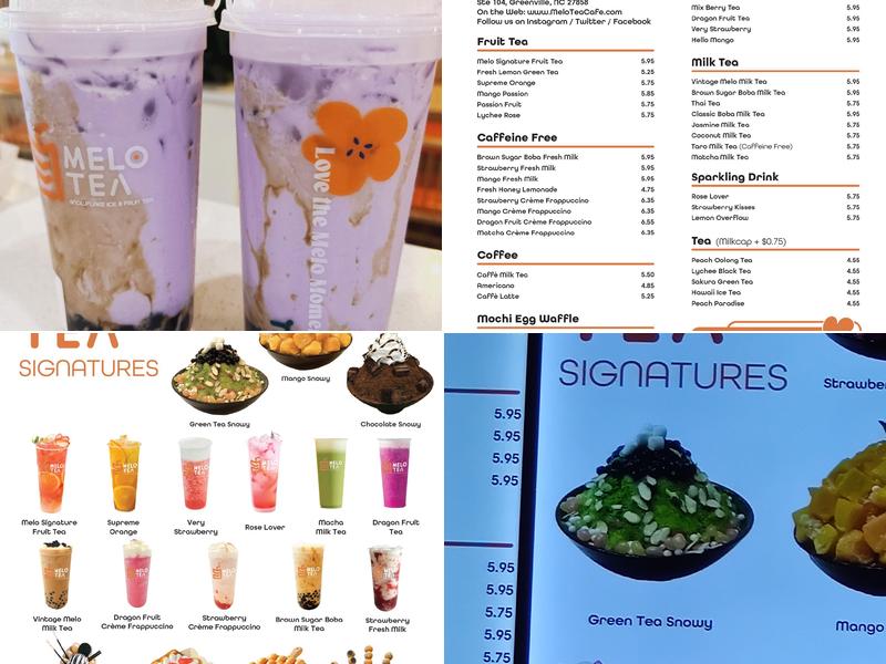 Melotea Menu