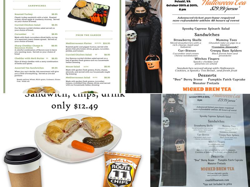 Crest Hill Tea Room - Pulaski Menu