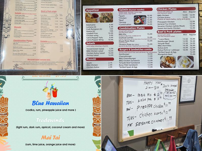 Ohana Island Grill Menu