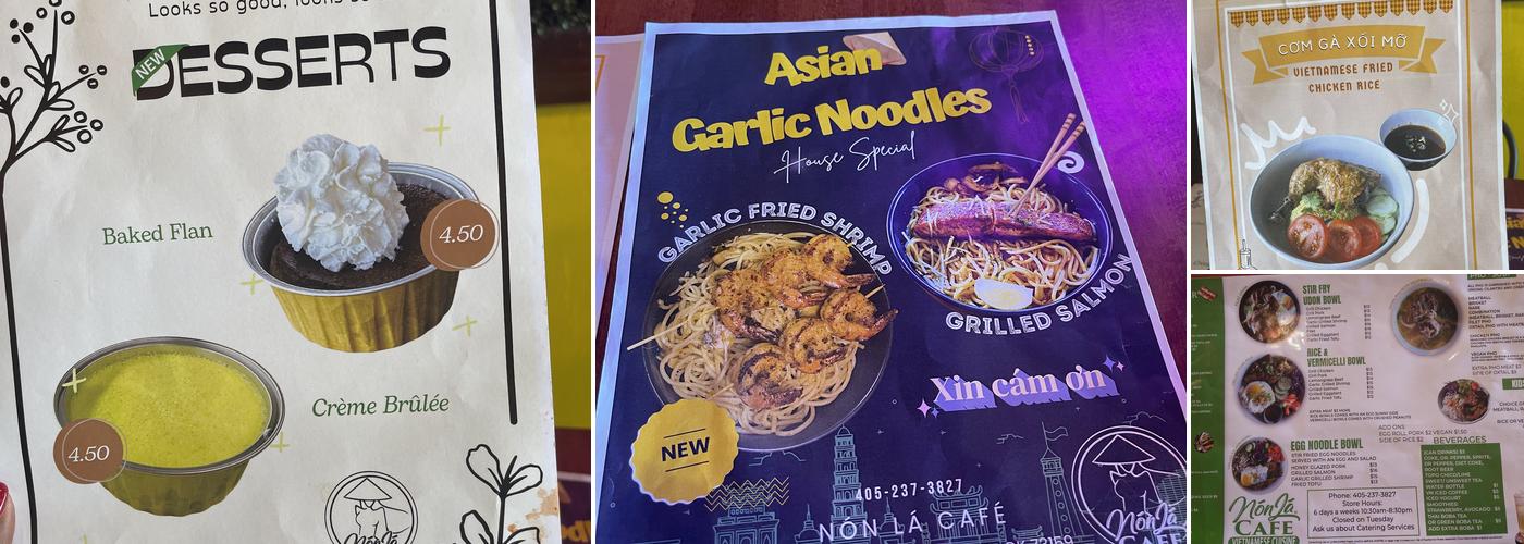 Nón Lá Cafe Menu