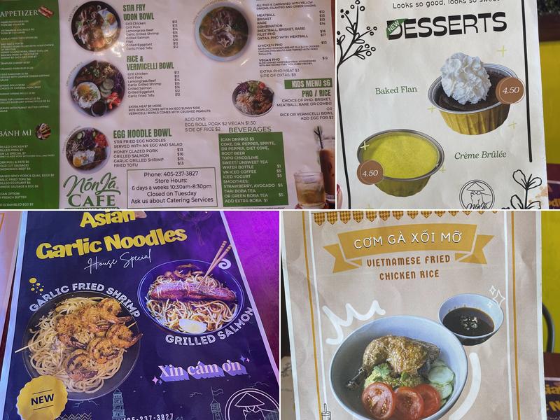 Nón Lá Cafe Menu
