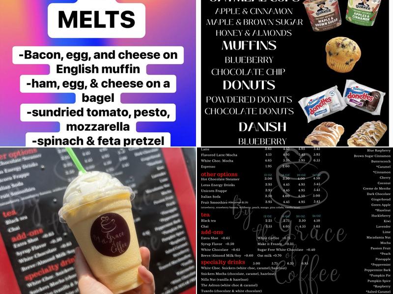 By The Grace of Coffee Menu