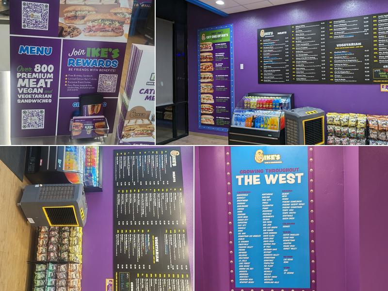 Ike's Love & Sandwiches Menu