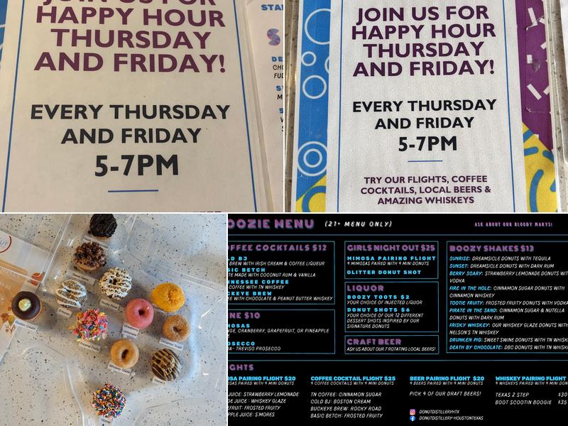 Donut Distillery Menu