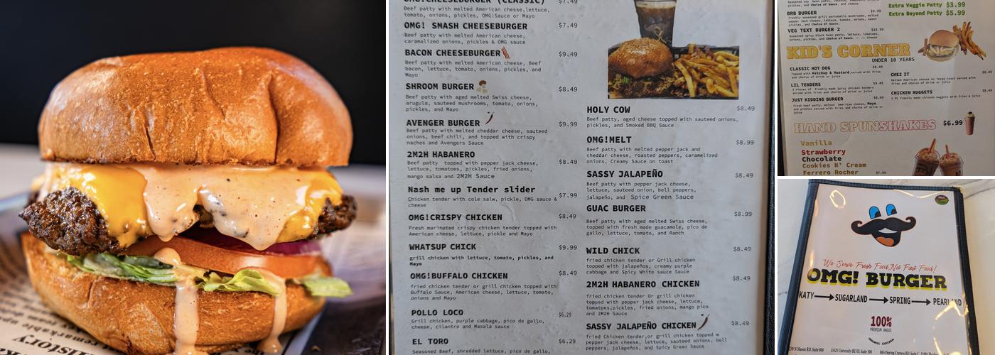 OMG! Burger Menu