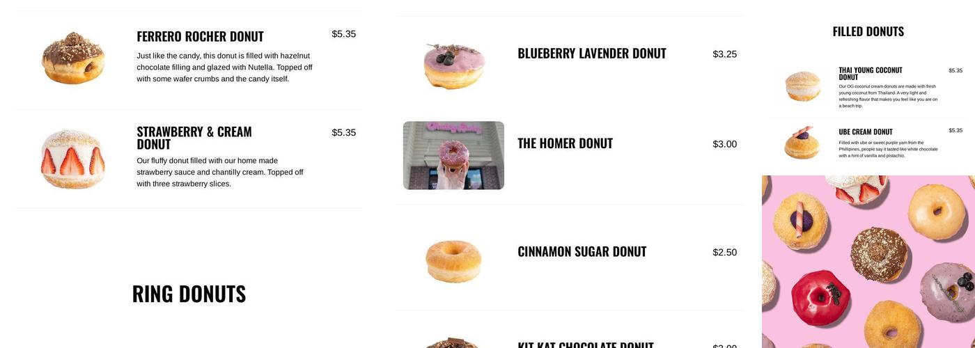 Chubby Baker Orem Menu