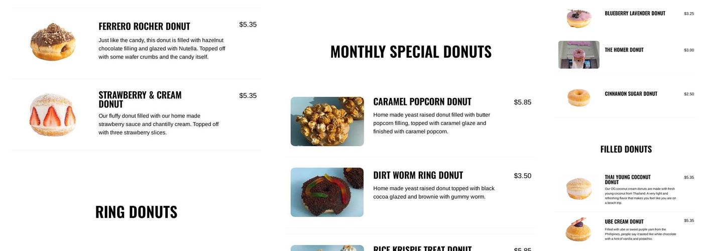 Chubby Baker Orem Menu