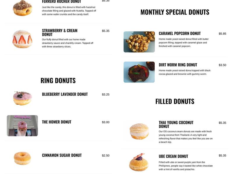 Chubby Baker Orem Menu