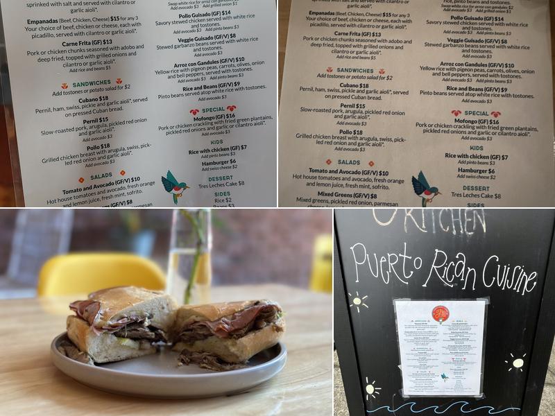 J’s Kitchen Menu