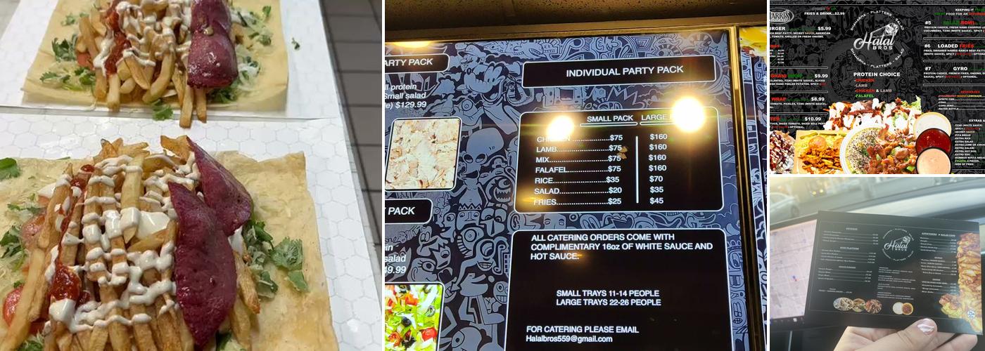 Halal Bros. Menu