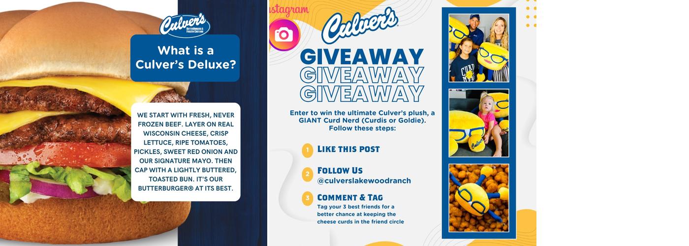 Culver’s Menu