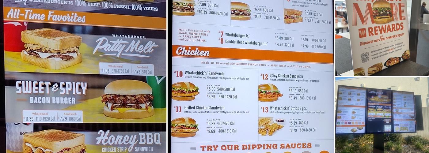 Whataburger Menu
