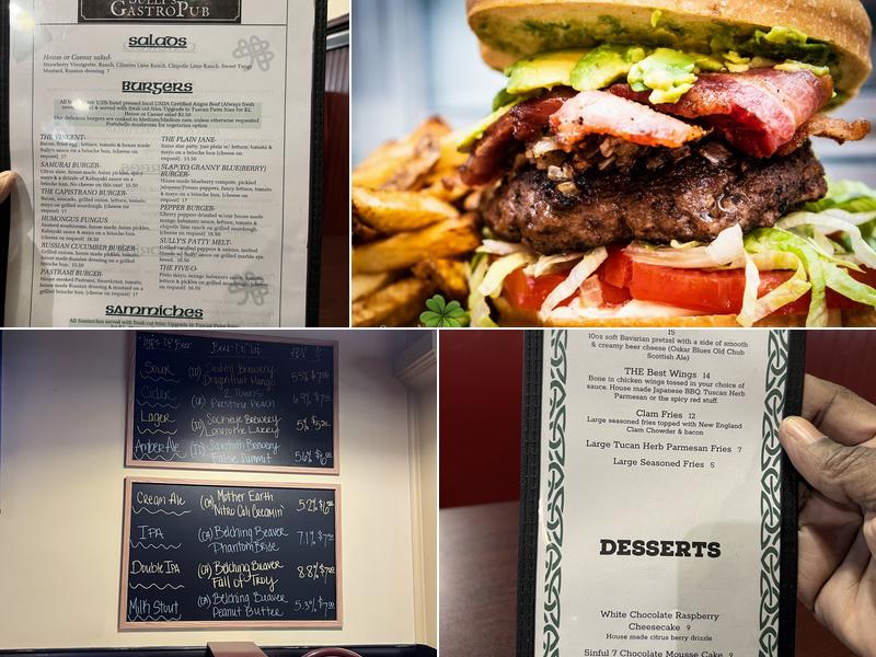 Sully's GastroPub Menu