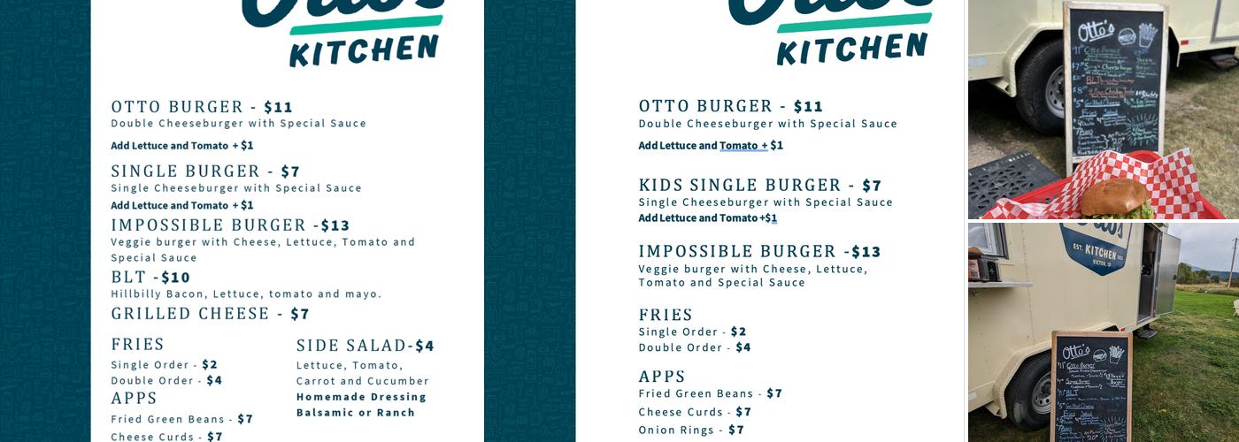 Otto's Kitchen Menu