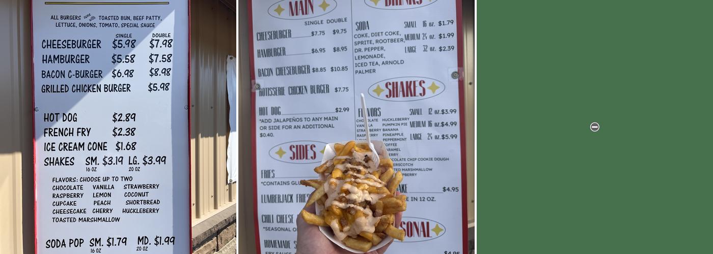 Cedar’s Drive Thru Menu