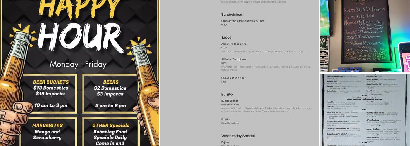 Uncle John's Sports Bar & Grill Menu