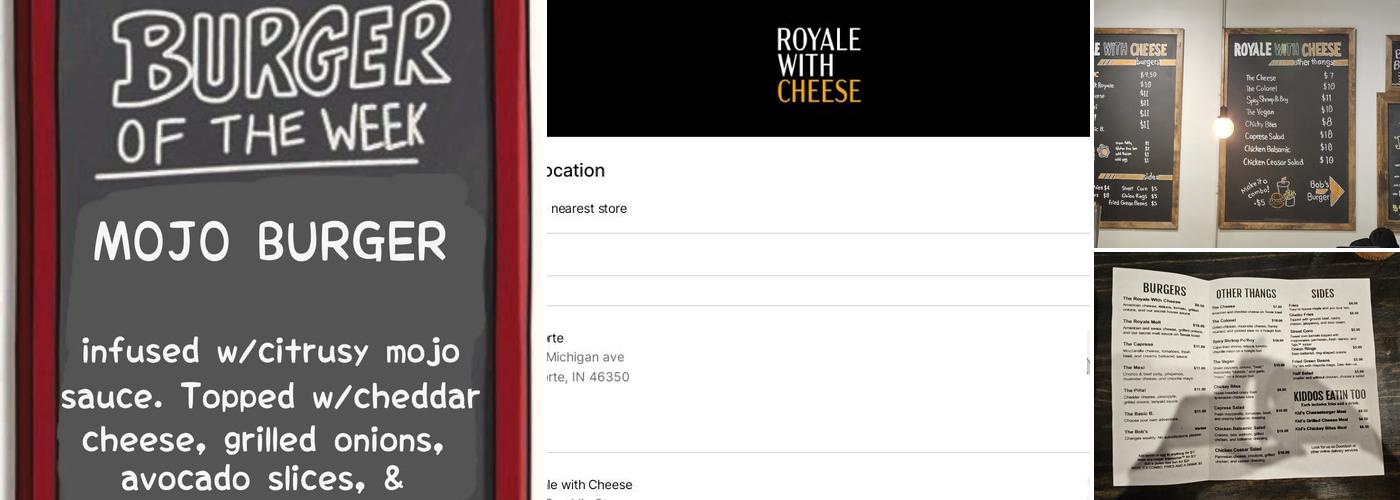 Royale with cheese Menu