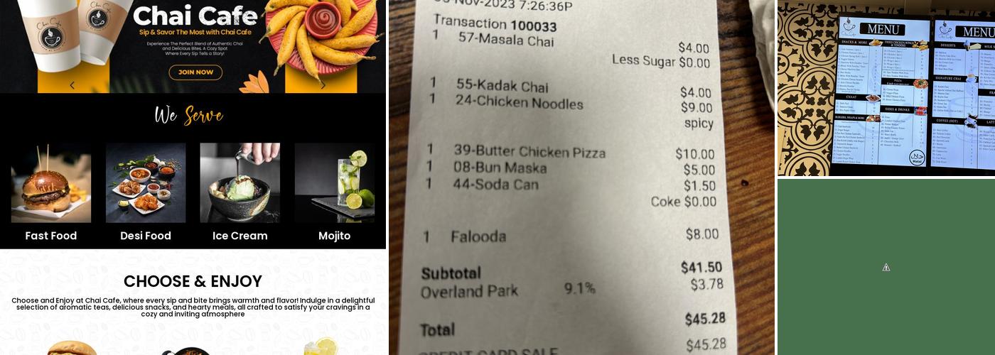 Chai Café Menu