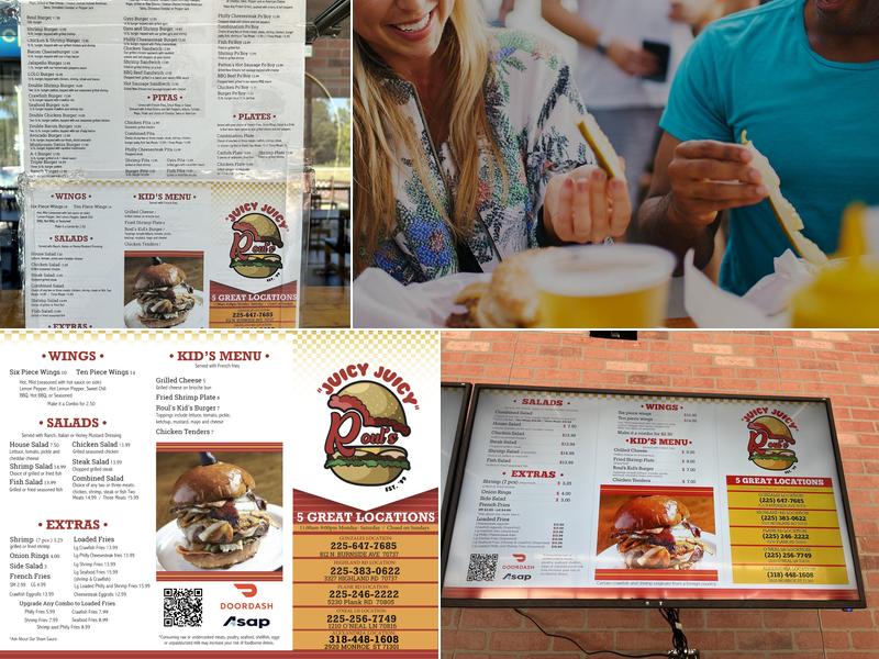 Roul's Deli Menu