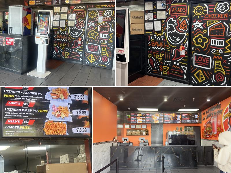 Asad’s Hot Chicken Menu