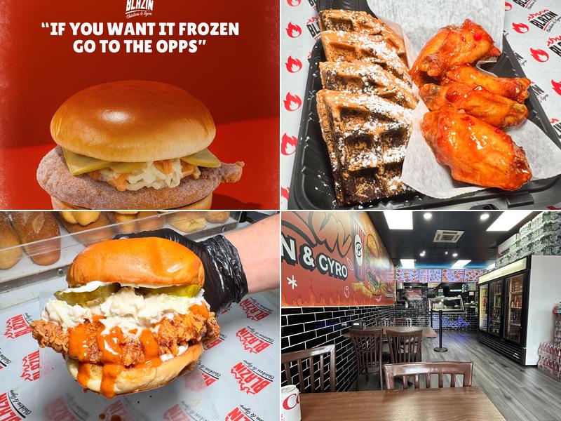 Blazin Chicken & Gyro 7606 Bergenline Ave, North Bergen