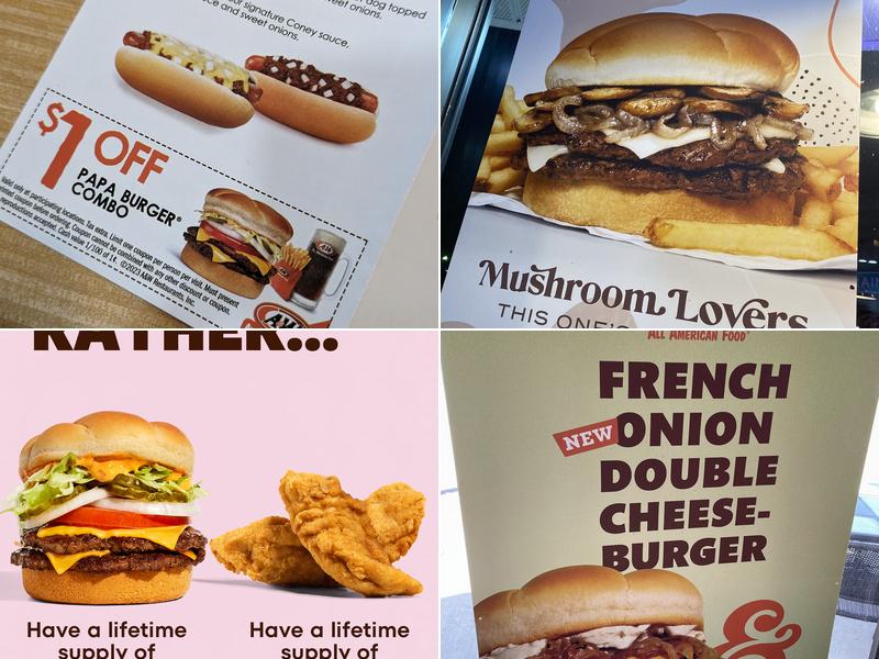 A&W Restaurant Menu