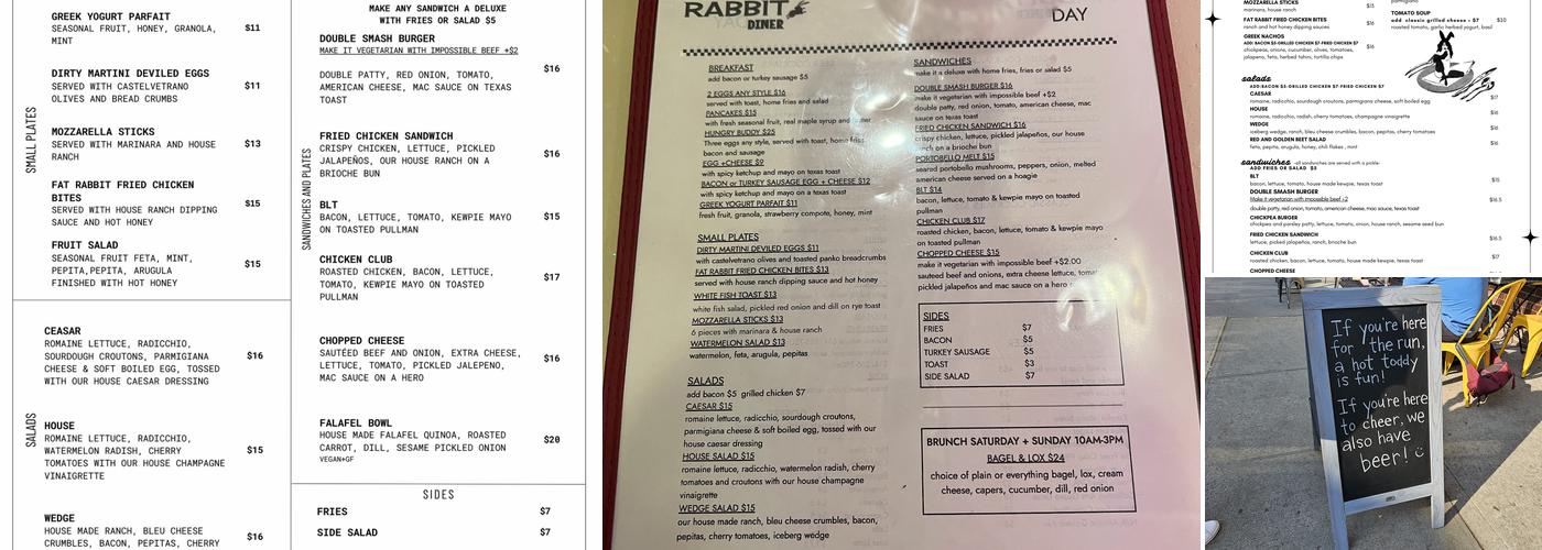 Fat Rabbit Menu