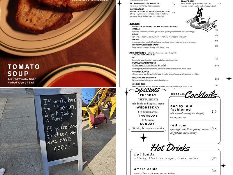 Fat Rabbit Menu