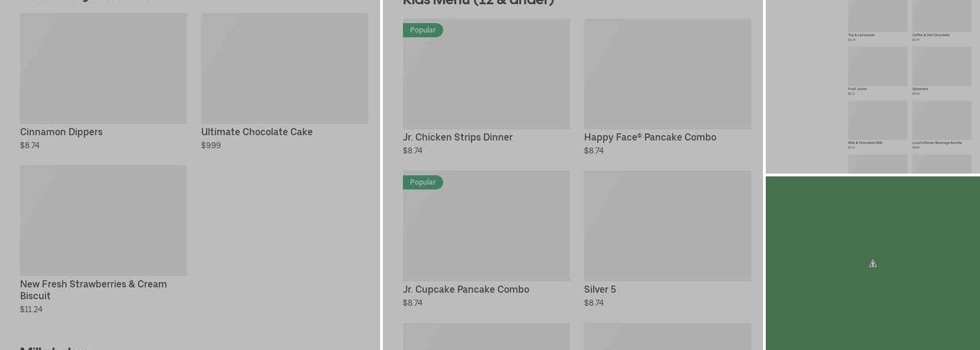 IHOP Menu