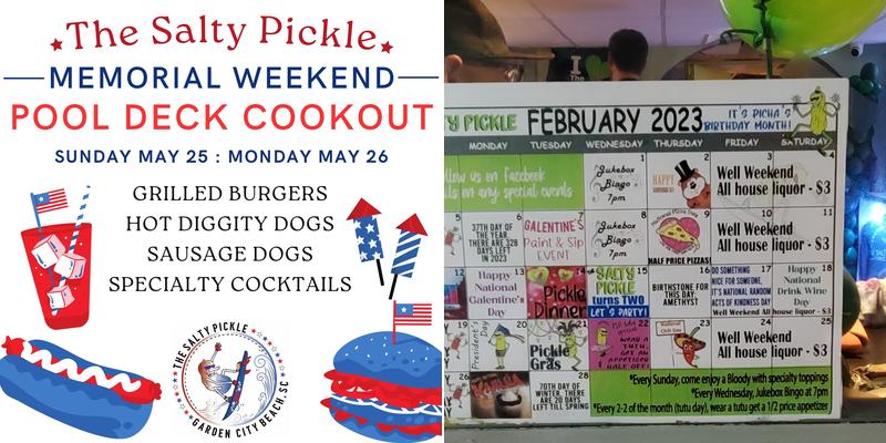 The Salty Pickle Menu