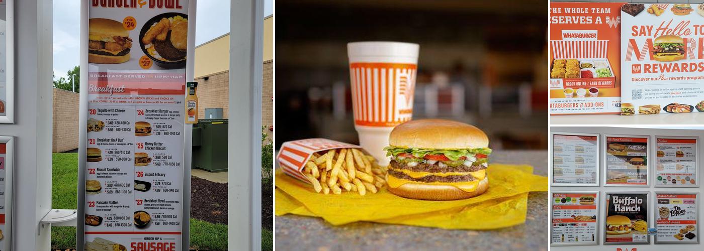 Whataburger Menu