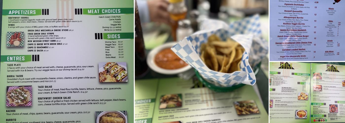 Green Chile House Menu