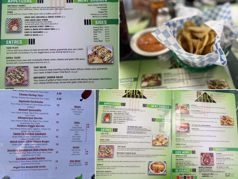 Green Chile House Menu