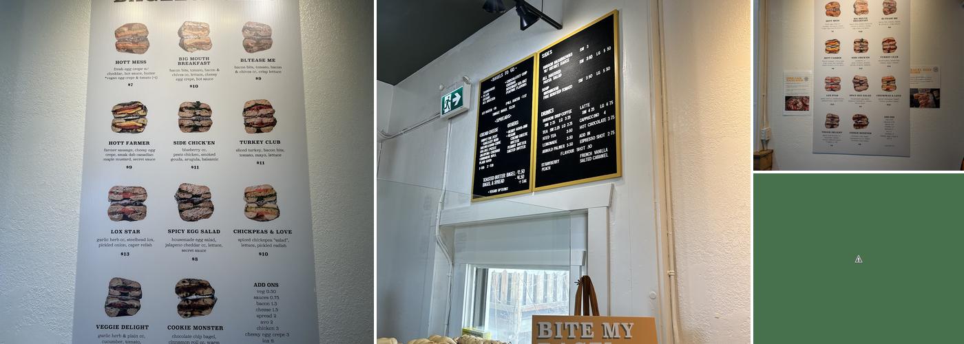 Hudson Bagels Menu