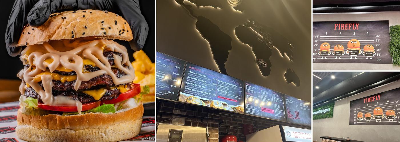 Firefly Burger Toronto Menu