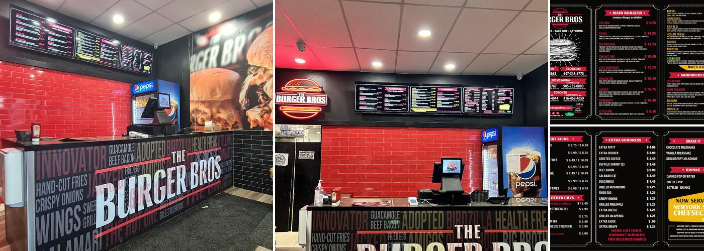 The Burger Bros (DANFORTH) Menu
