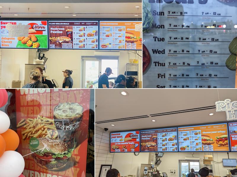 Burger King Menu